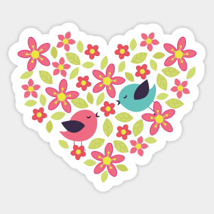 Valentines Day Heart Sticker